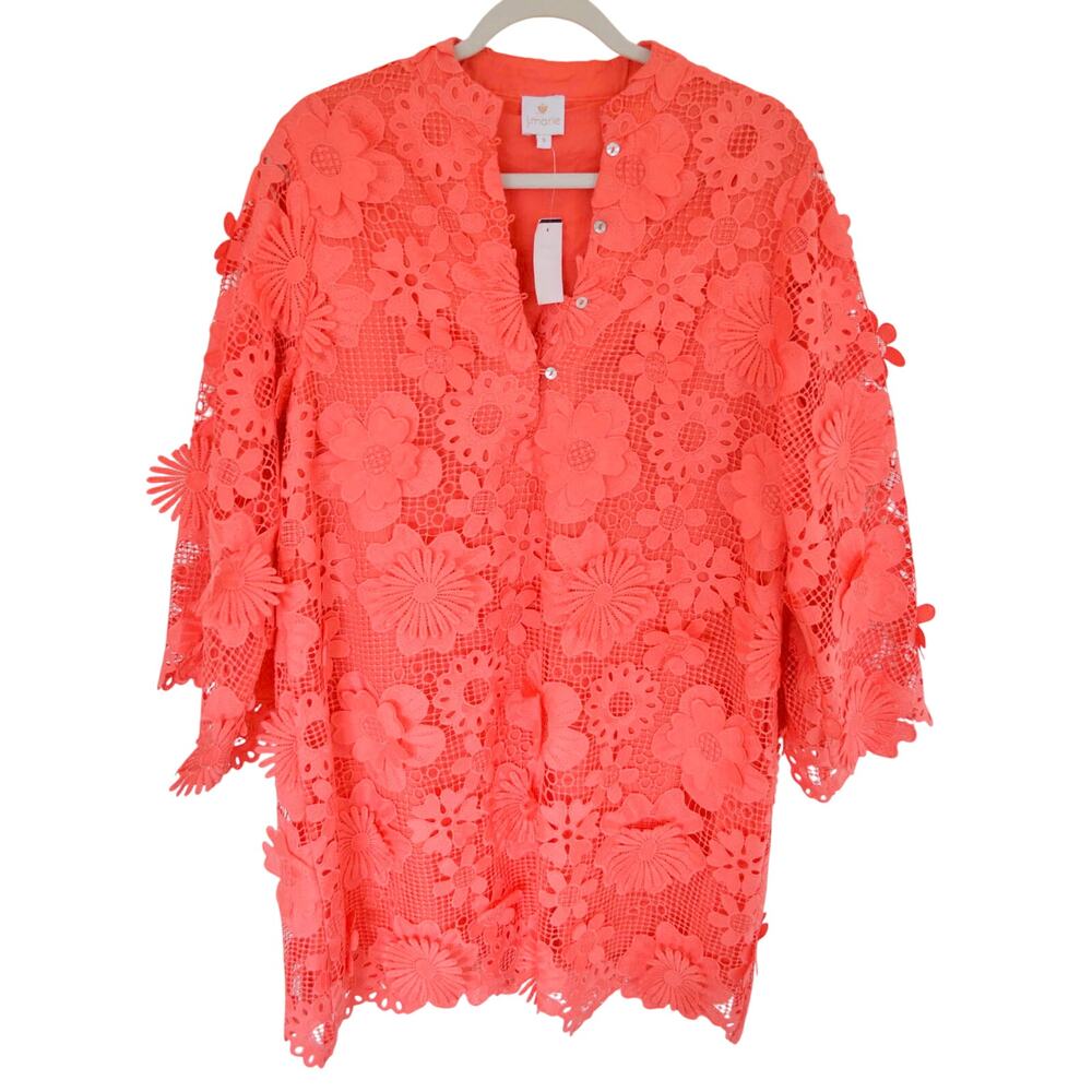 J Marie Seraphina Dress Coral Size Small New With Tag